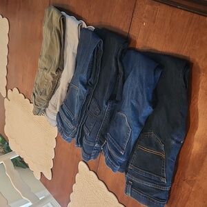 6 pairs of size ten girls jeans EUC